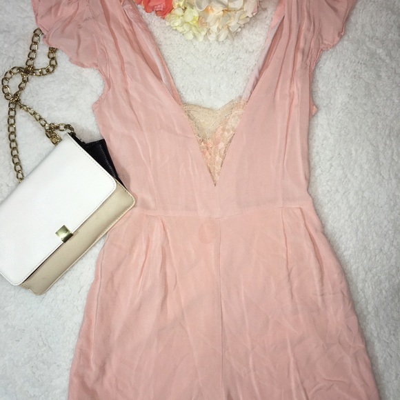 Tobi Pink Romper - Picture 1 of 5